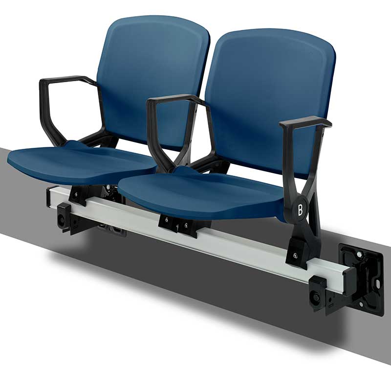 Beam Mount seating by Irwin Seating